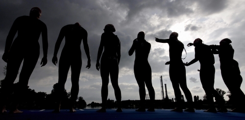 Triathletes tweet own training advice