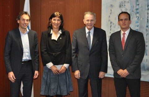 ITU President Casado meets with IOC President Rogge