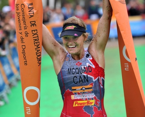 Melanie McQuaid crowned first ITU Cross Triathlon World Champion