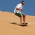 Frodeno and Snowsill sandboard with Tony Hawk in Abu Dhabi