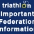 Attention federations -new entry guidelines