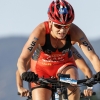 Serrano (MEX) and McQuaid (CAN) battle the off road to be named Cross Triathlon World Champions